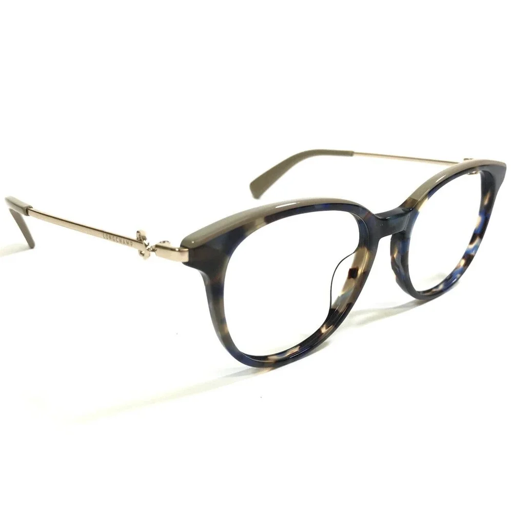 Longchamp Eyeglasses Frames LO2667 433 Tortoise Beige Gold Round 51-18-140